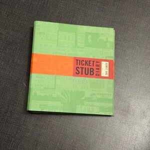 Green Ticket Stub Diary
